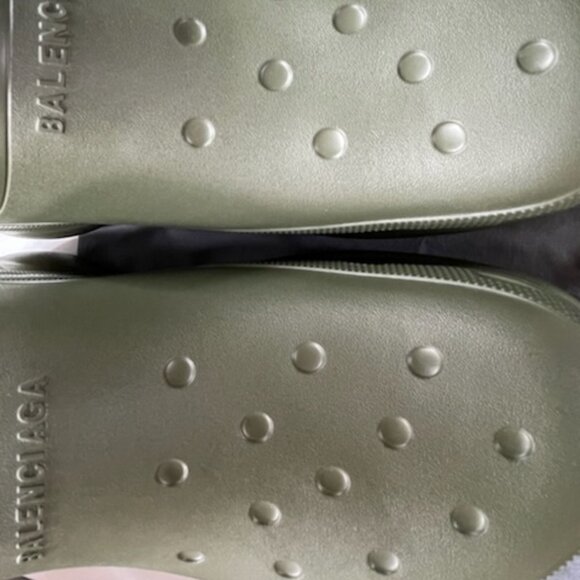 LUXURY DESIGNER ALERT!  Balenciaga Mule Rubber Crocs - Picture 14 of 16
